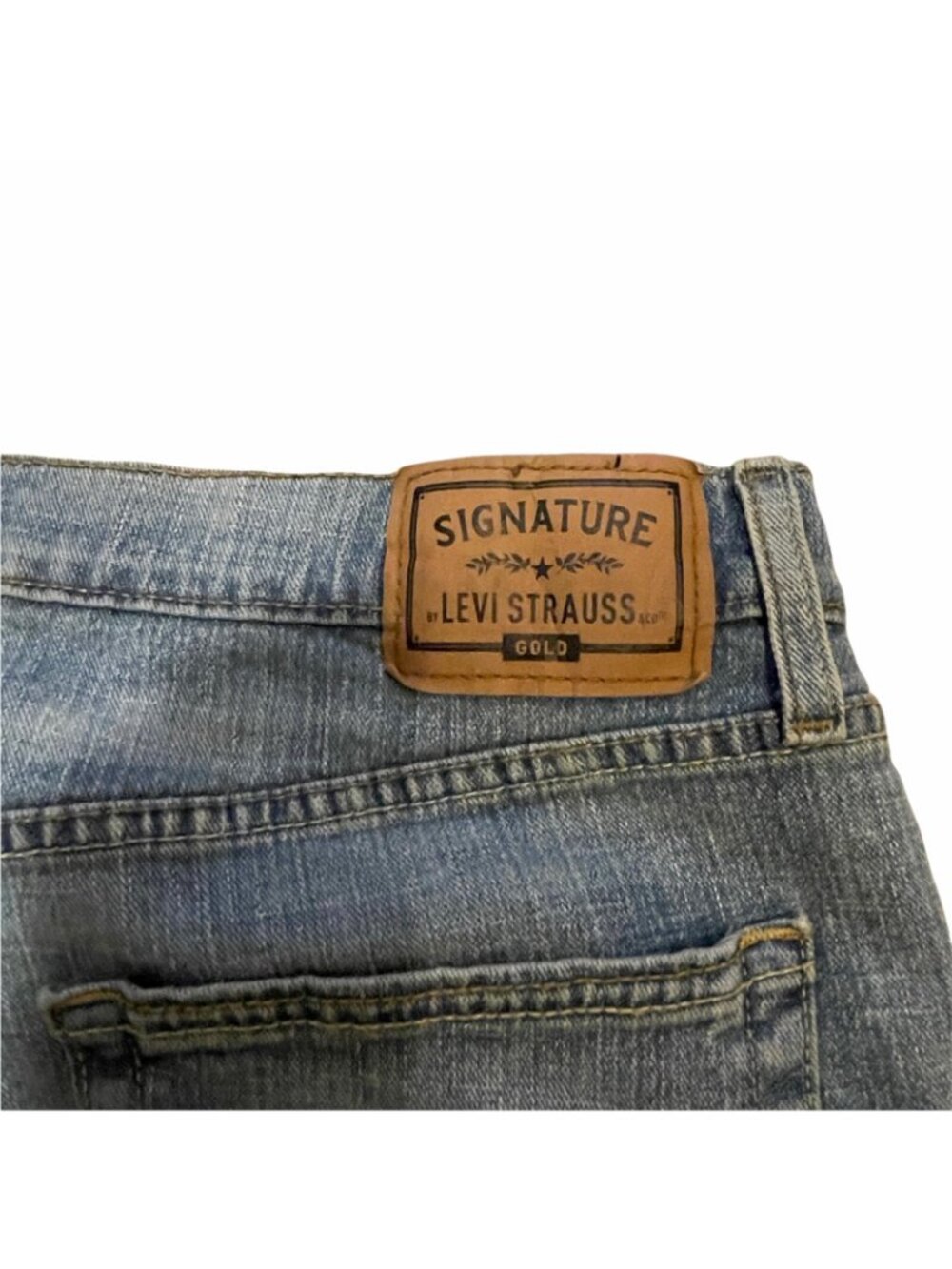 Levi Signature Gold Jeans Men’s 36x30 Relaxed Fit Stretch Stonewashed Denim Y2K - Picture 4 of 7